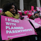 Activists demonstrate in New York Feb. 25, 2019, against the Trump administration’s Title X rule change that would force medical providers receiving federal assistance to refuse to promote, refer for, perform or support abortion as a method of family planning.